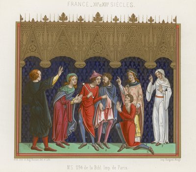 Francouzské postavy 12. a 13. století od French School