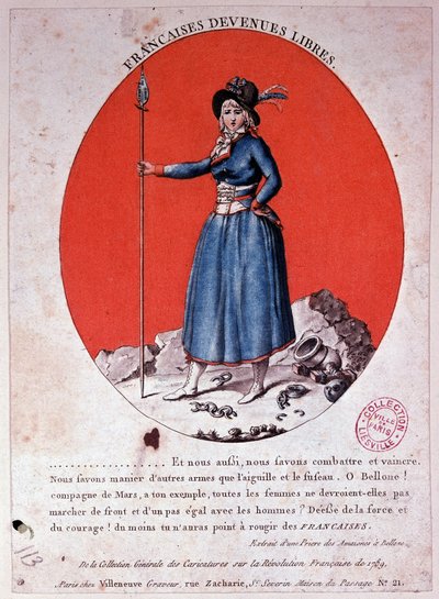 Francouzští muži se stali svobodnými v roce 1789 - rytina, Carnavalet. od French School