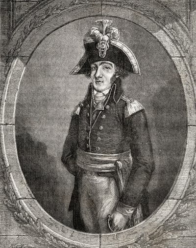 Francouzský revolucionář Francois Henriot (1761-1794) od French School