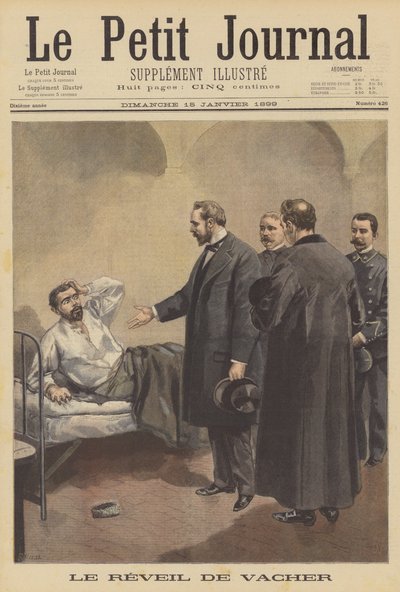 Francouzský sériový vrah Joseph Vacher se probouzí v den své popravy od French School