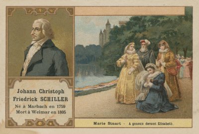 Friedrich Schiller, německý básník; dramatik a historik od French School