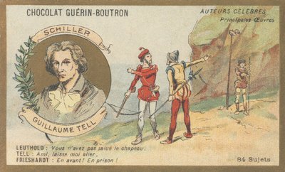 Friedrich von Schiller (1759-1805), německý básník, dramatik a spisovatel, autor „Guillaume Tell“, drama (1804) od French School