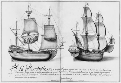 Fregaty, La Rochelle, ilustrace z 