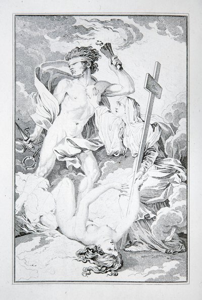 Frontispis z filmu „Inkové, aneb Zkáza říše Peru“ od Jean-Francoise Marmontela od French School