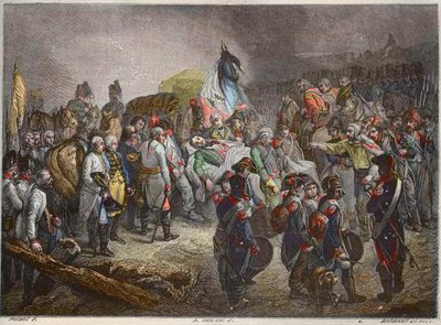 Pohřeb generála Marceaua, září 1796 (Francois Severin Marceau Desgraviers) - - Nová národní encyklopedie od Maurice La Charesta - 1870 - od French School