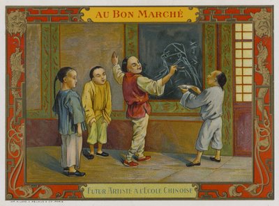 Budoucí umělec na čínské škole od French School