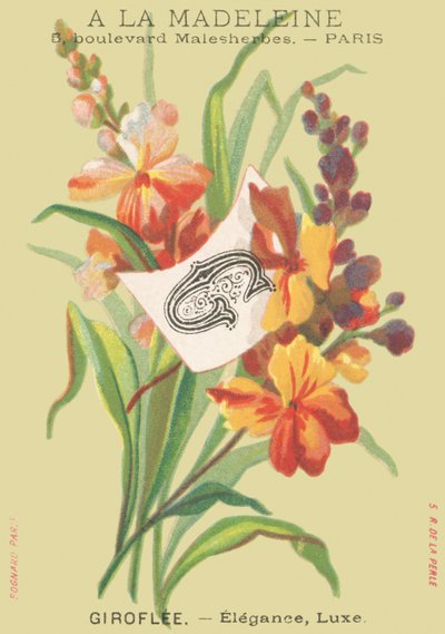 G: Giroflee – elegance, luxus od French School