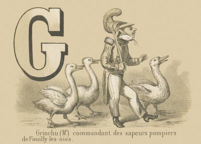 G: Grinchu (pan) velitel hasičského sboru Fouilly-les-Oies od French School