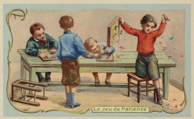 Hra trpělivosti (chromolitho) od French School