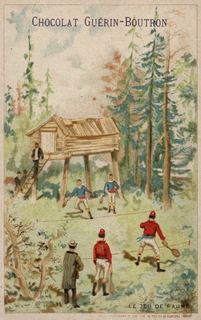 tenisová hra (chromolitho) od French School