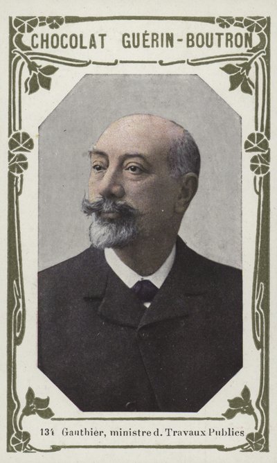 Gauthier, ministr veřejných prací (barevné foto) od French School