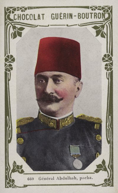 Generál Abdulhah, pacha (barevná fotografie) od French School