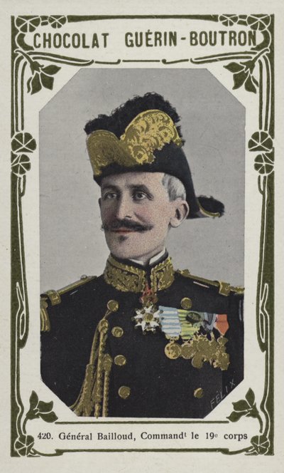 Generál Bailloud, velící 19. sboru (barevné foto) od French School