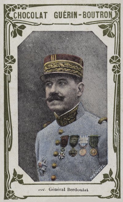 Generál Berdoulat (barevná fotografie) od French School