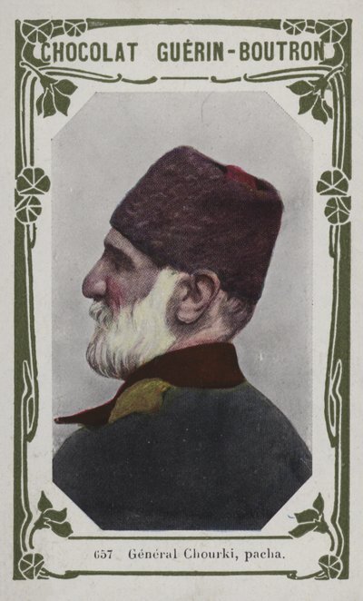 Generál Chourki, pacha (barevná fotografie) od French School