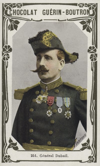 General Dubail (barevná fotografie) od French School