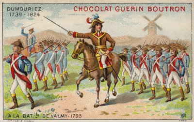 Generál Dumouriez v bitvě u Valmy od French School