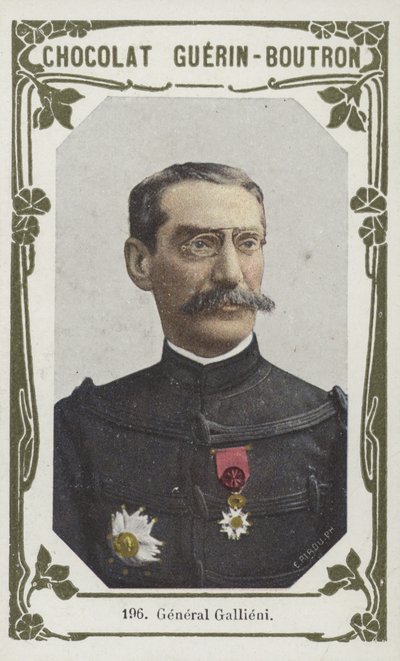 Generál Gallieni (barevná fotografie) od French School