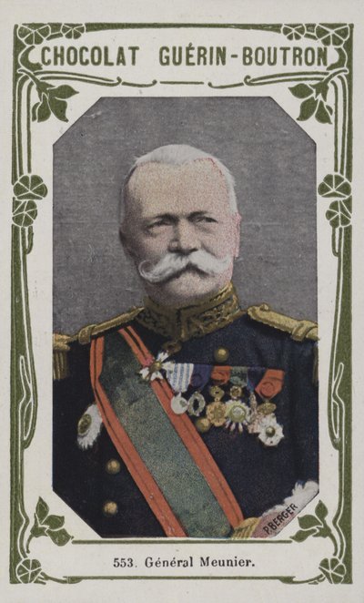 General Meunier (barevná fotografie) od French School