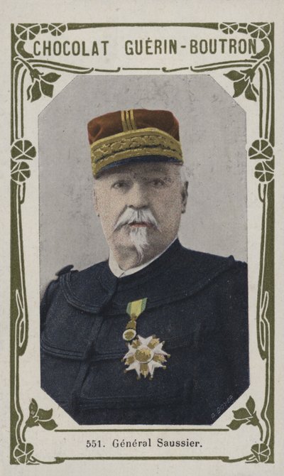 General Saussier (barevná fotografie) od French School