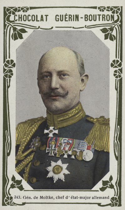 Generál de Moltke, německý náčelník štábu (barevné foto) od French School
