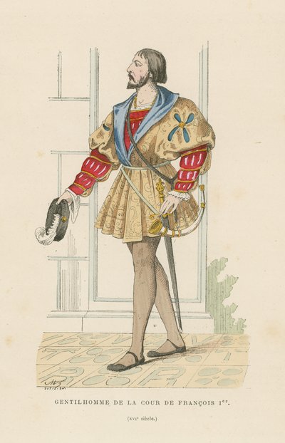 Gentleman dvora Františka I. Francouzského od French School