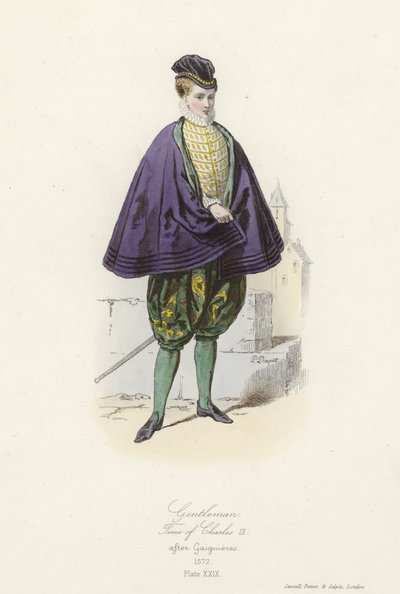 Gentleman doby francouzského Karla IX od French School