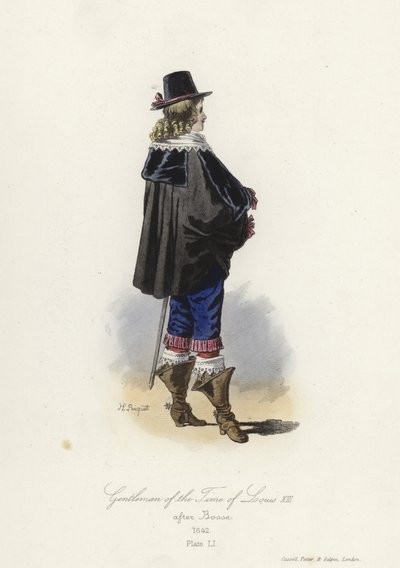 Gentleman doby francouzského Ludvíka XIII od French School