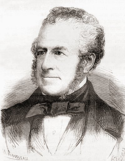 George Richards Elkington, z knihy Les Merveilles de la Science, vydané kolem roku 1870 (rytina) od French School