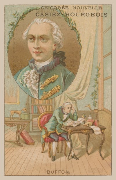 Georges-Louis Leclerc, Comte de Buffon, francouzský vědec a spisovatel 18. od French School