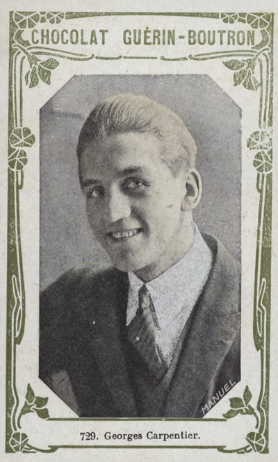 Georges Carpentier (barevná fotografie) od French School