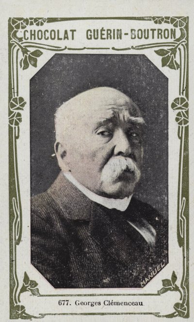 Georges Clemenceau (barevná fotografie) od French School