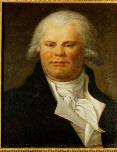 Georges Jacques Danton, básník a revolucionář, popravený ... od French School