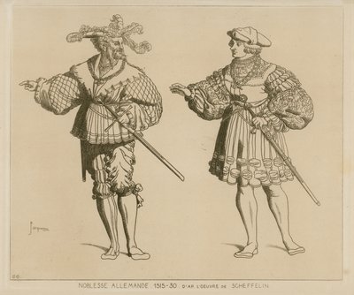 Německá šlechta, 1515-30 od French School