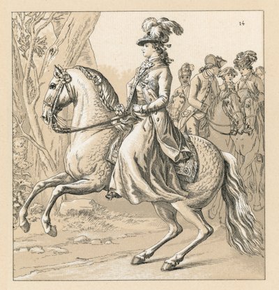 Německo XVII-XVIII. cent Kostým od French School