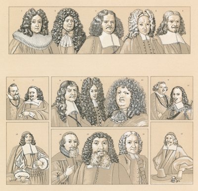 Německo XVII-XVIII. cent Kostým od French School