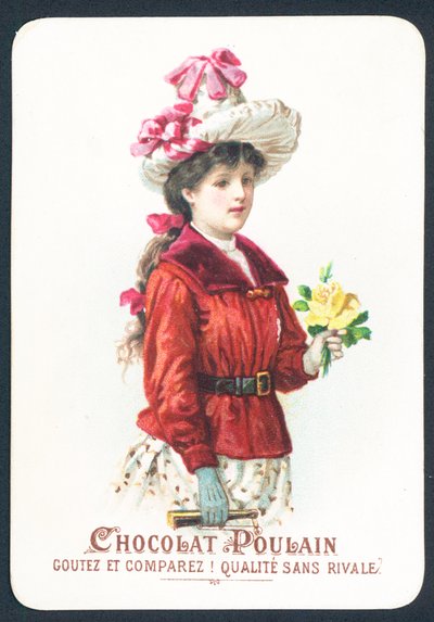 Dívka s květinami od French School