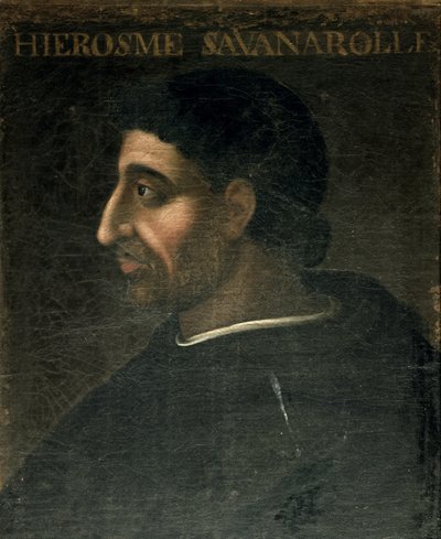 Girolamo Savonarola (1452–1498) od French School
