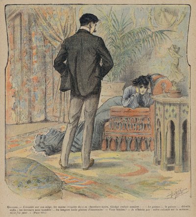 Gogosse Maxe Villemera (barevná litografie) od French School