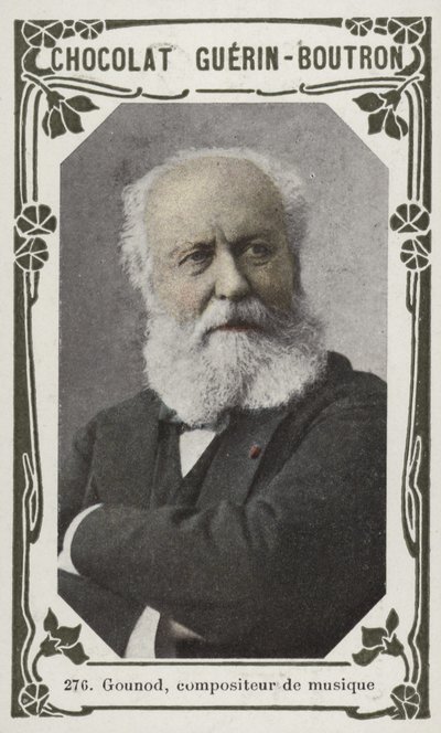 Gounod, hudební skladatel (barevná fotografie) od French School