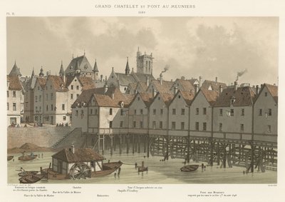 Grand Chatelet a Meuniers Bridge, 1580 od French School