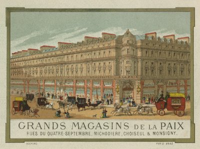 Grands Magasins de la Paix, Paříž od French School