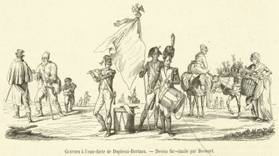 Lept od Duplessi-Bertaux (rytina) od French School