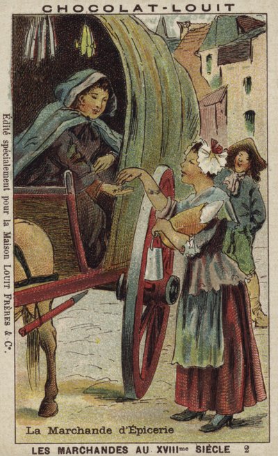 Potravinář, 18. století od French School