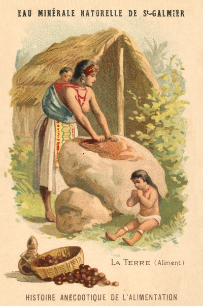 Mleté ořechy (chromolitho) od French School