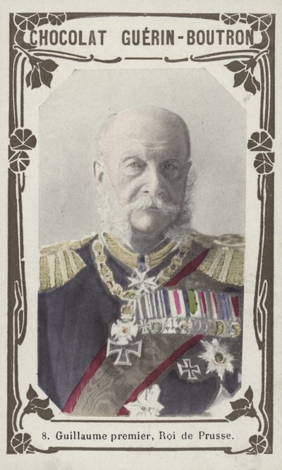 Vilém I., král pruský (barevné foto) od French School