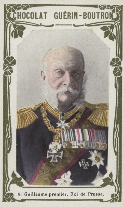 Vilém I., král pruský (barevné foto) od French School