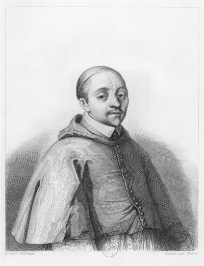 Giulio Alberoni (rytina) od French School