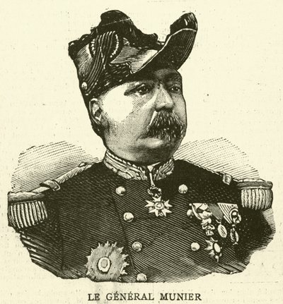 Gustave-Joseph Munier, francouzský generál (rytina) od French School