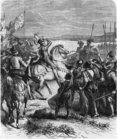 Henri IV a Ivry, 14. března od French School